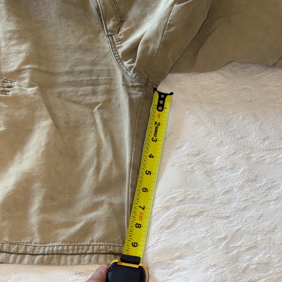 Quicksilver Men's olive green Cargo Shorts Gently Loved 34 - Picture 4 of 13